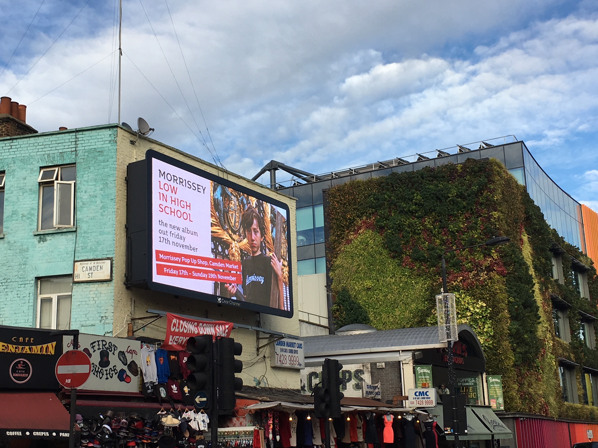 Camden Billboard Morrissey Solo